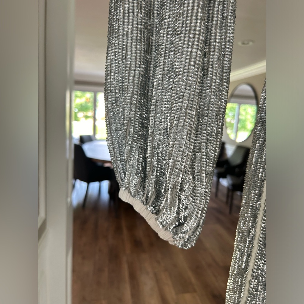 Retrofits dress sparkly silver!!!